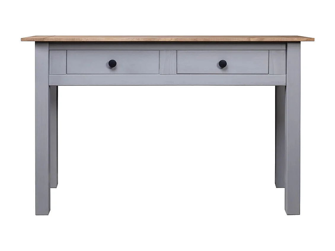 Wandtafel Panama Range 110x40x72 cm massief grenenhout grijs