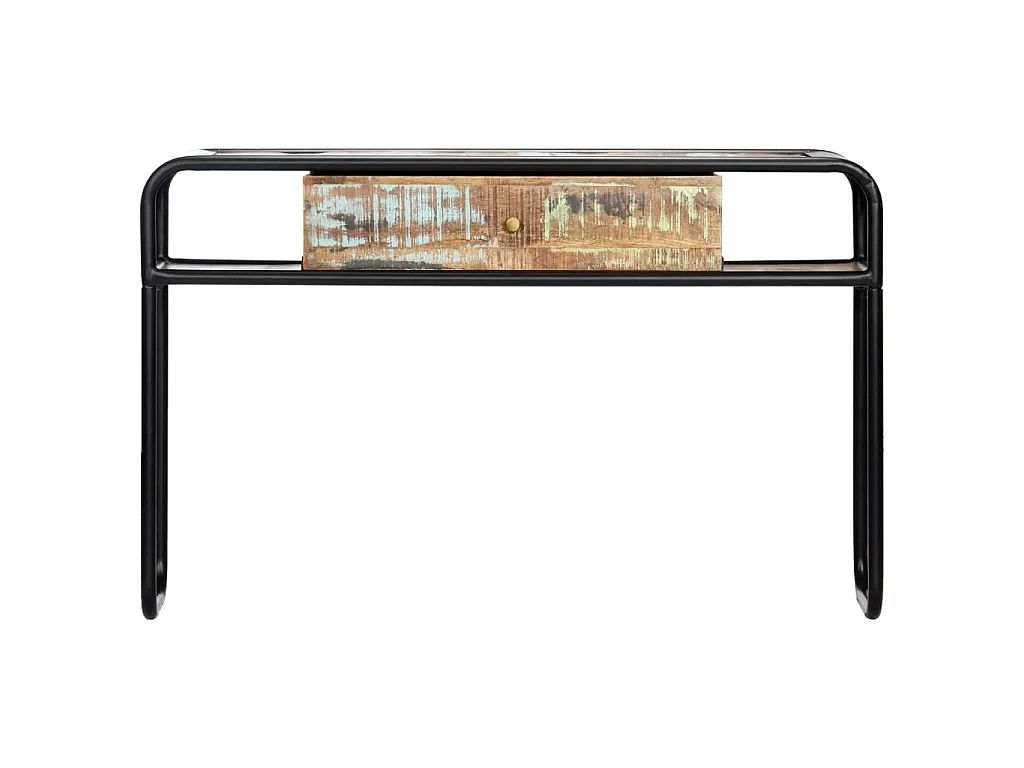 Table console 118 x 30 x 75 cm Bois de récupération massif