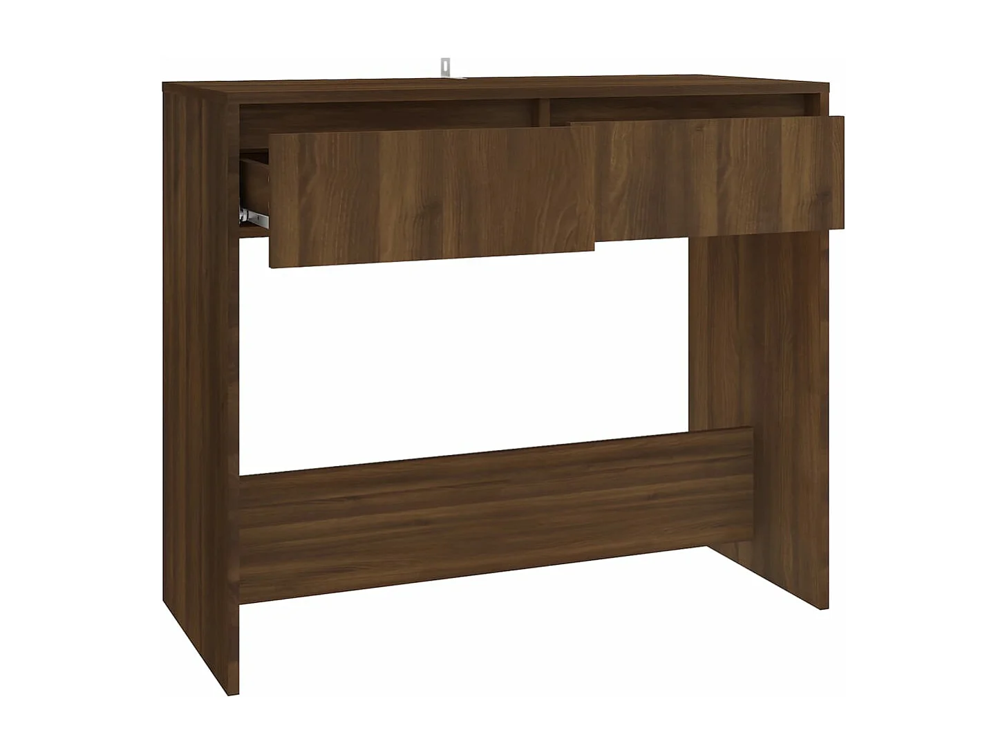 Mesa consola derivados de madeira carvalho castanho