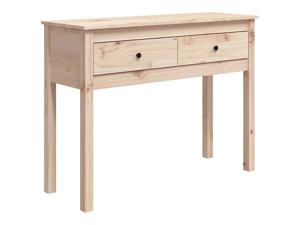 Table console 100x35x75 cm Bois massif de pin