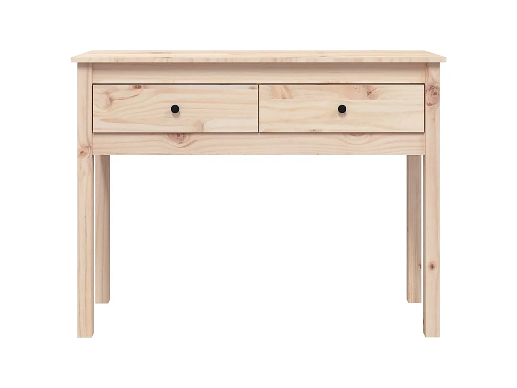 Table console 100x35x75 cm Bois massif de pin