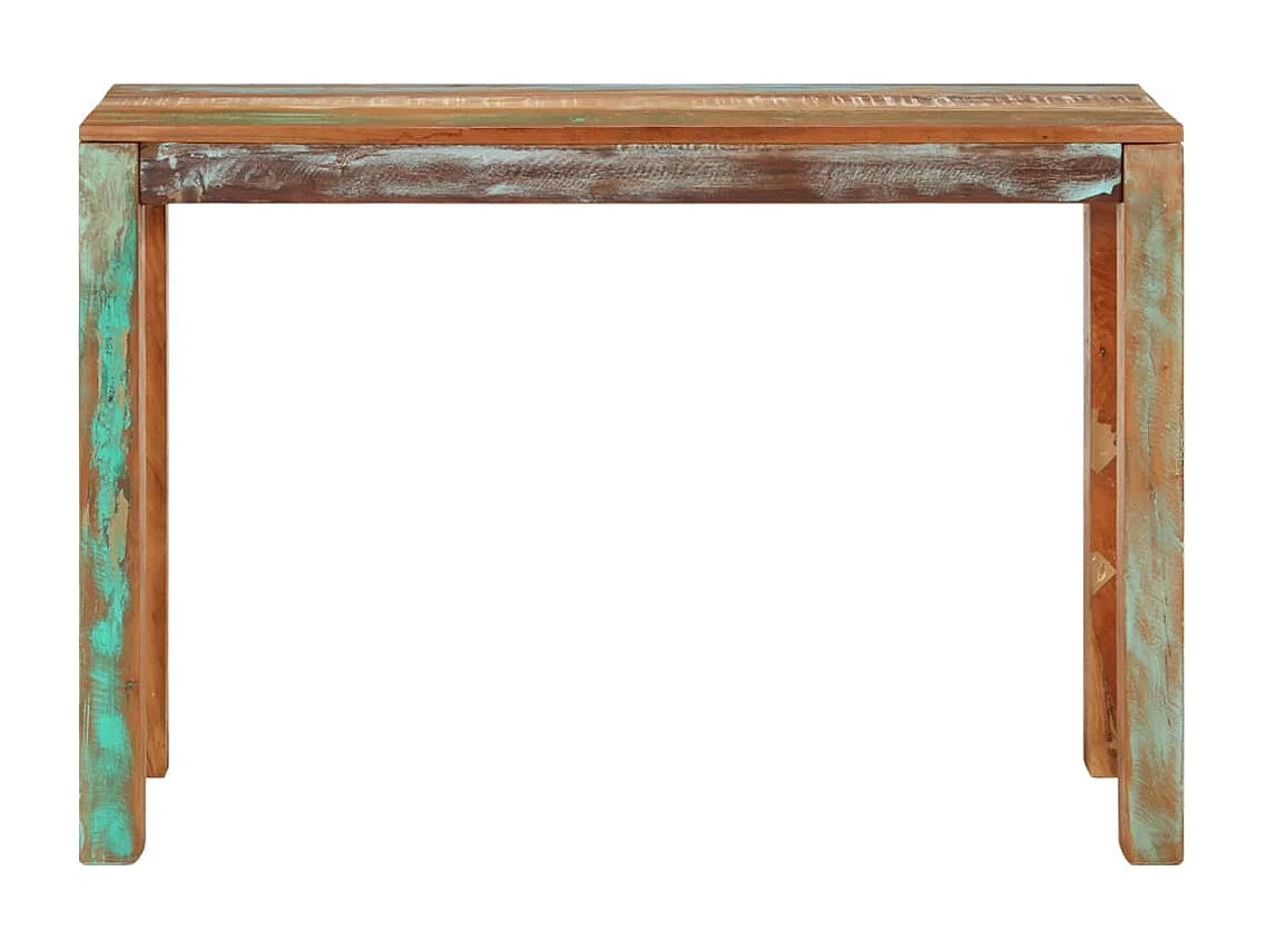 Wandtafel 110x35x76 cm massief gerecycled hout