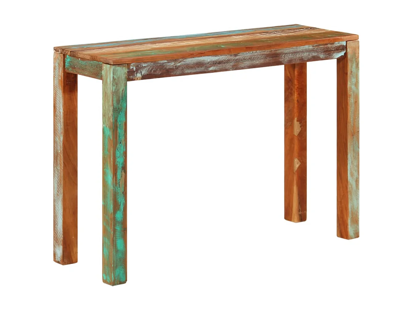 Table console 110x35x76 cm Bois de récupération massif