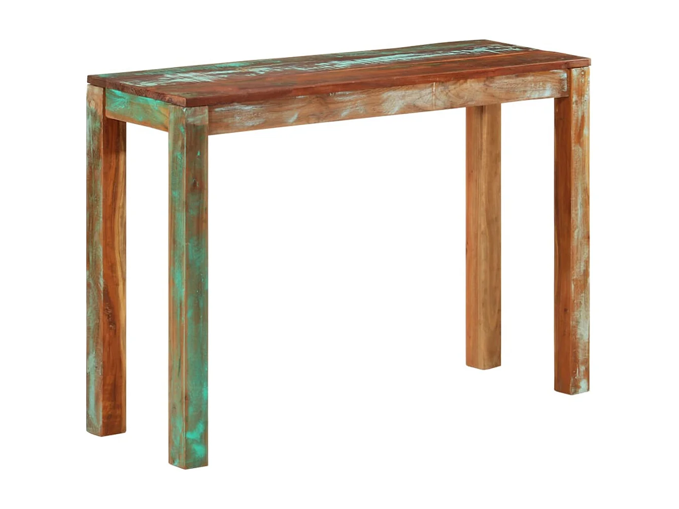 Table console 110x35x76 cm Bois de récupération massif