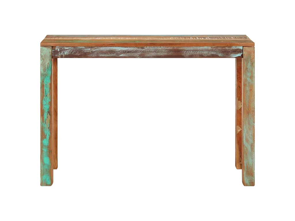 Wandtafel 110x35x76 cm massief gerecycled hout