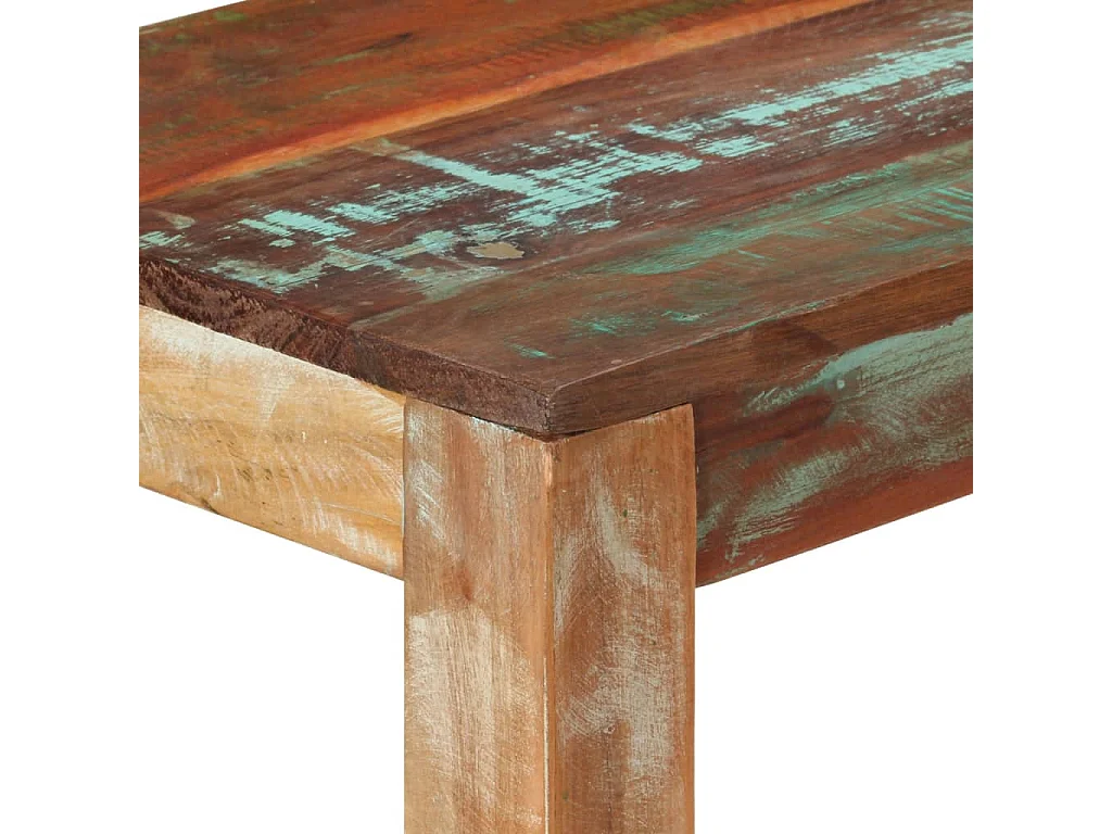 Wandtafel 110x35x76 cm massief gerecycled hout