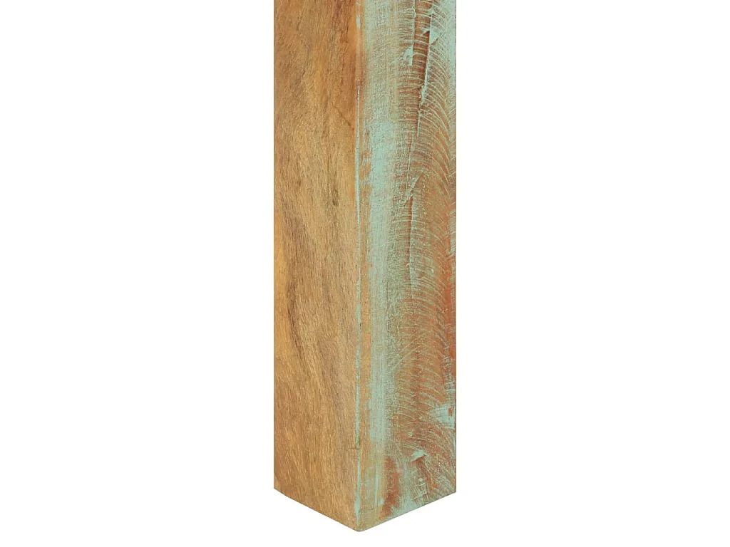 Wandtafel 110x35x76 cm massief gerecycled hout