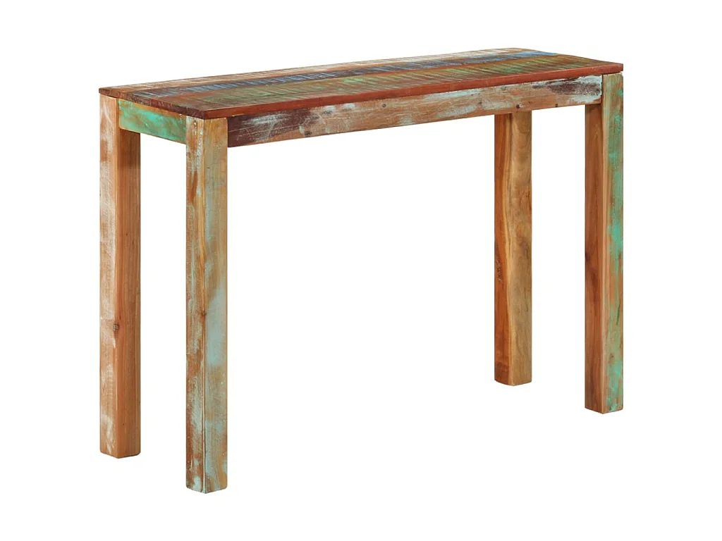 Konsolentisch 110x35x76 cm Altholz Massiv