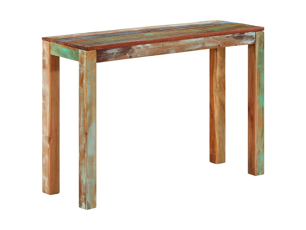Table console 110x35x76 cm Bois de récupération massif