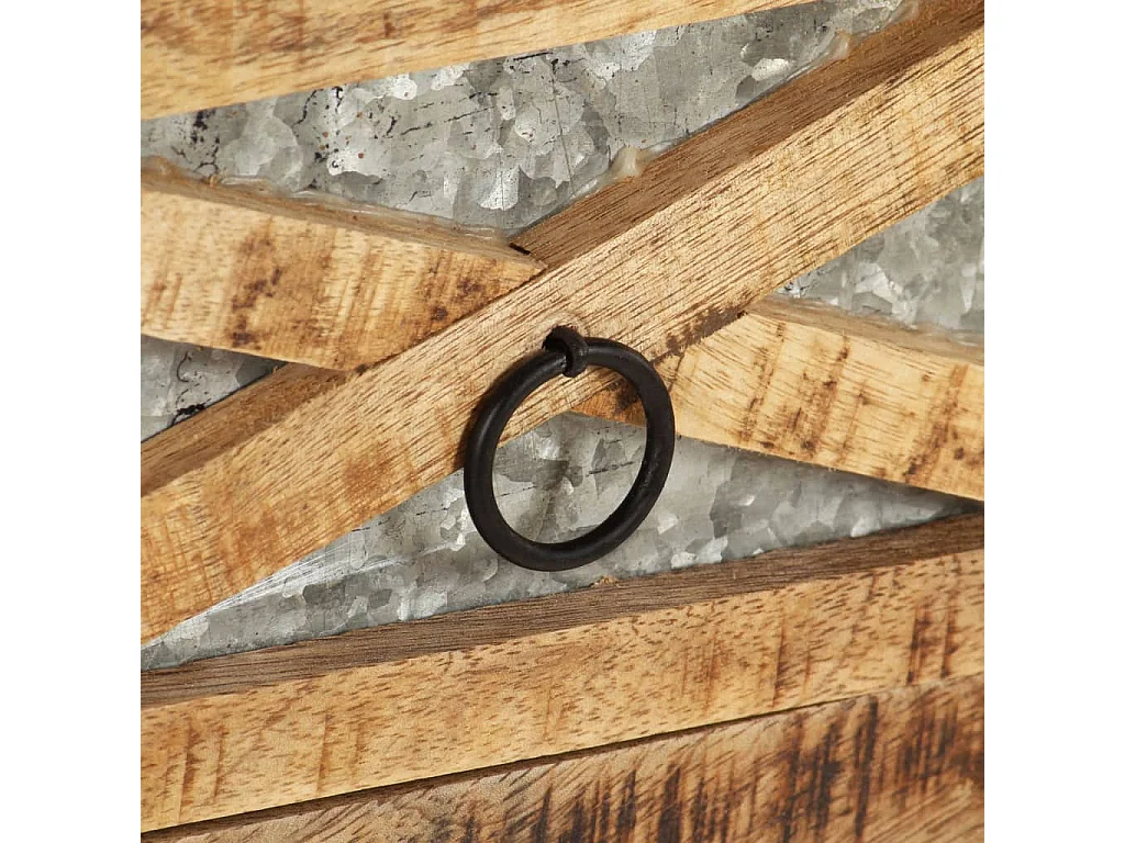 Mesa consola 110x30x76 cm madeira de mangueira maciça