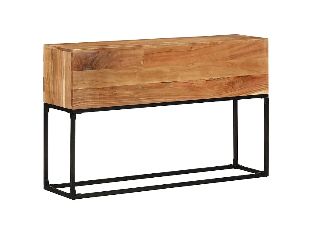Mesa consola 120x30x75 cm madeira de acácia maciça