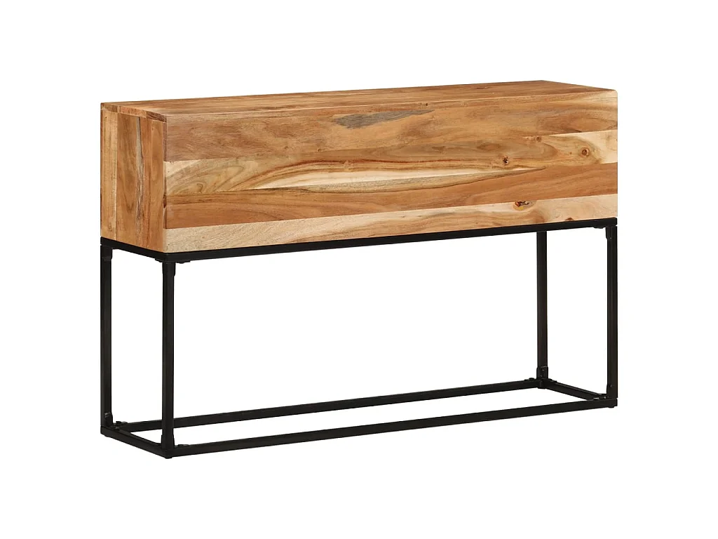 Mesa consola 120x30x75 cm madeira de acácia maciça