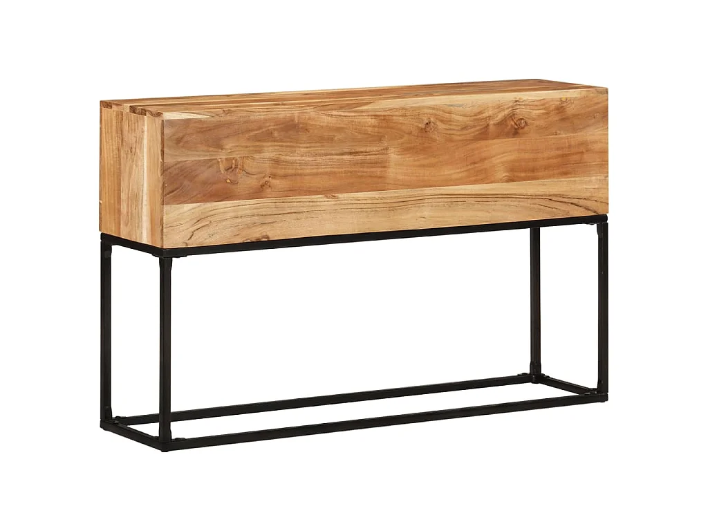 Mesa consola 120x30x75 cm madeira de acácia maciça