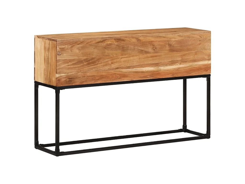 Mesa consola 120x30x75 cm madeira de acácia maciça
