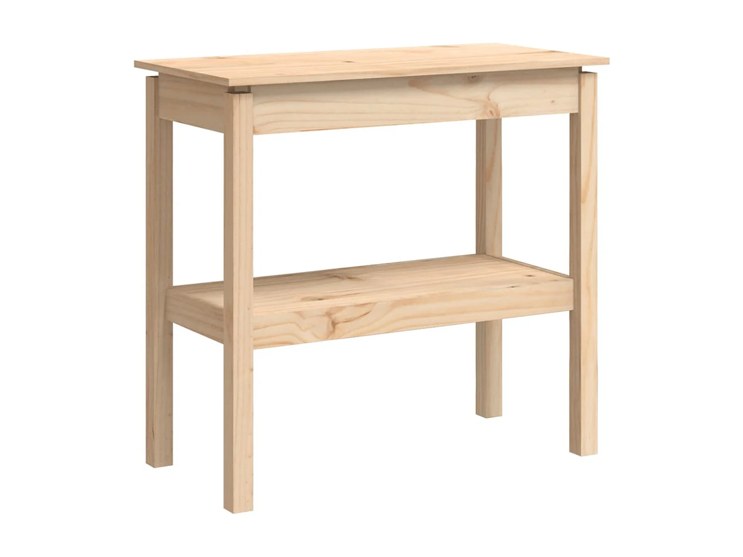 Wandtafel 80x40x75 cm massief grenenhout