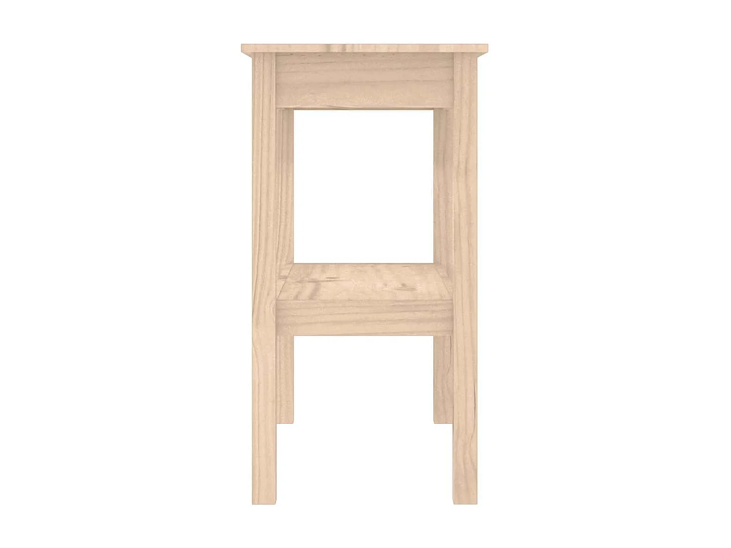 Wandtafel 80x40x75 cm massief grenenhout