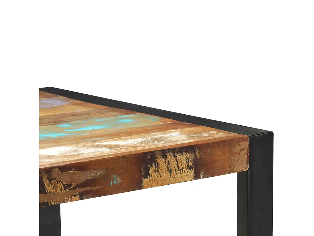 Tavolo Consolle 110x35x76 cm in Legno Massello di Recupero