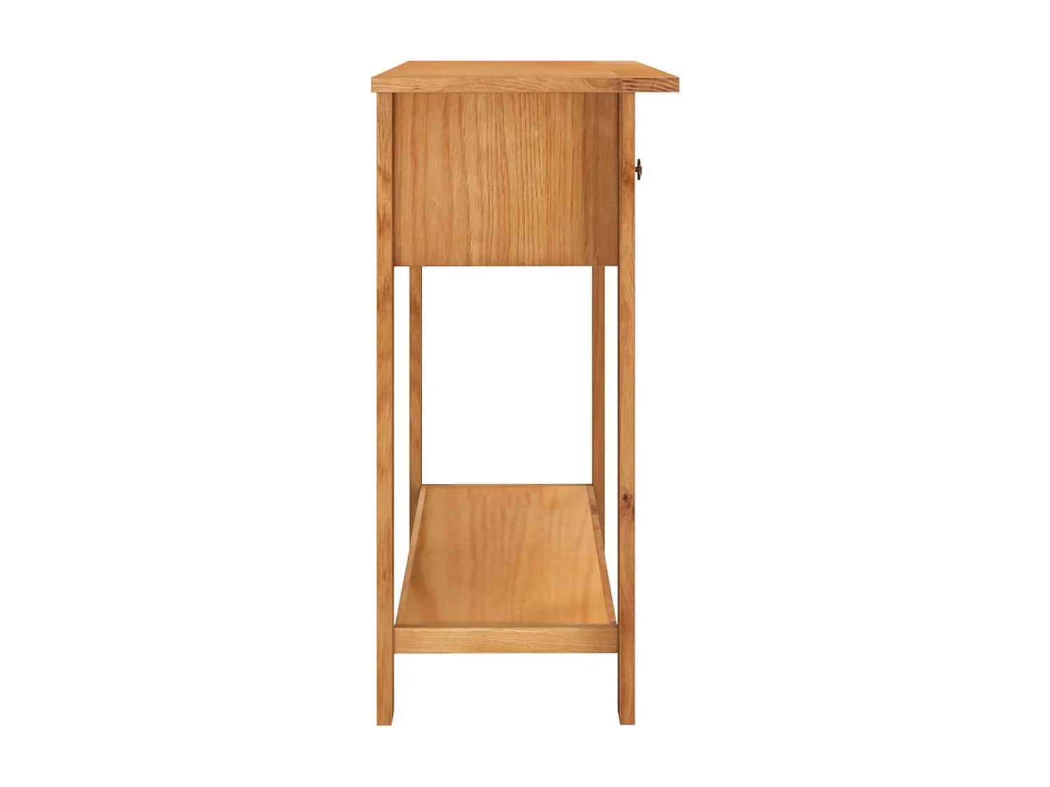 Table console 110x35x75 cm Bois de chêne solide