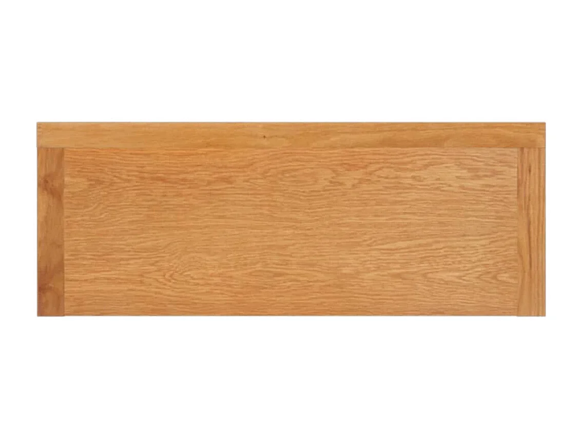 Table console 110x35x75 cm Bois de chêne solide