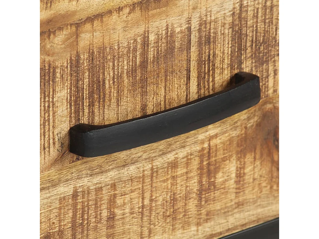 Wandtafel 110x35x75 cm ruw mangohout