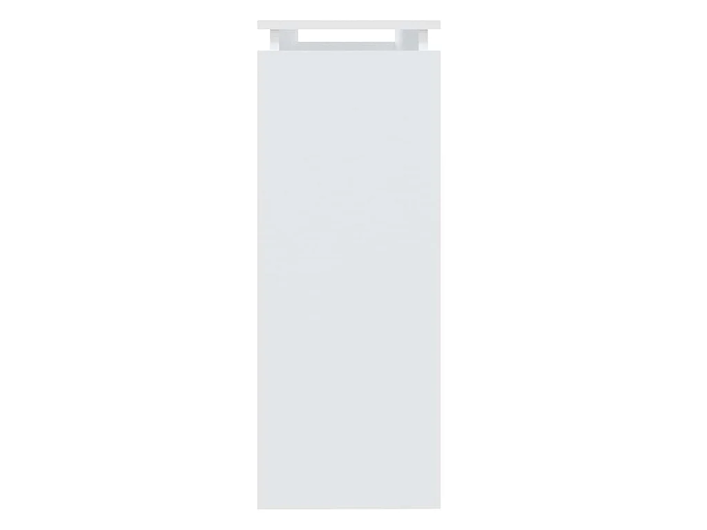 Mesa consola 102x30x80 cm derivados de madeira branco