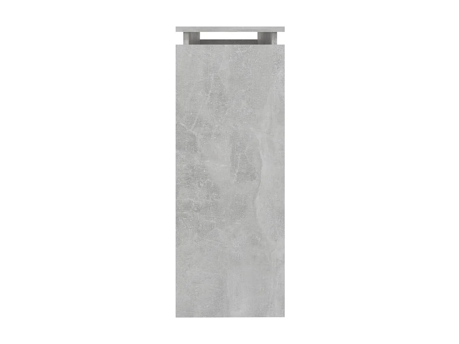 Tavolino Consolle Grigio Cemento 102x30x80cm Legno Multistrato