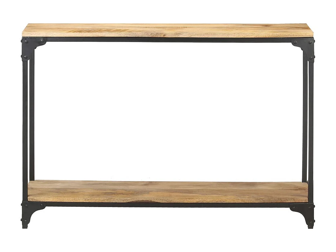 Tavolo Consolle 110x30x75 cm in Legno Massello di Mango