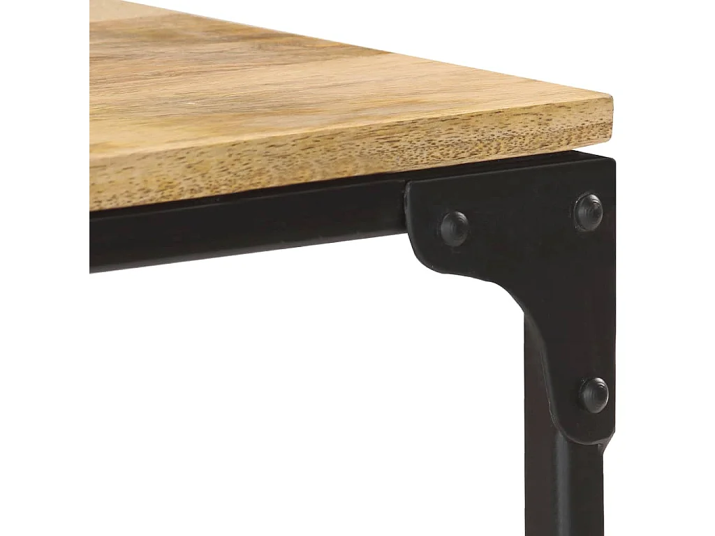 Table console 110x30x75 cm Bois de manguier massif