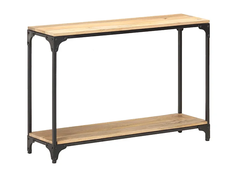 Mesa consola 110x30x75 cm madeira de mangueira maciça