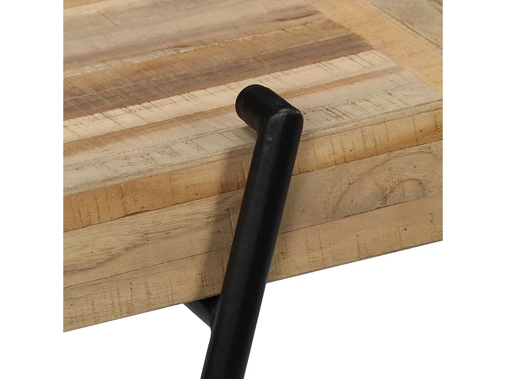 Tavolo Consolle in Legno di Teak di Recupero 120x35x81 cm