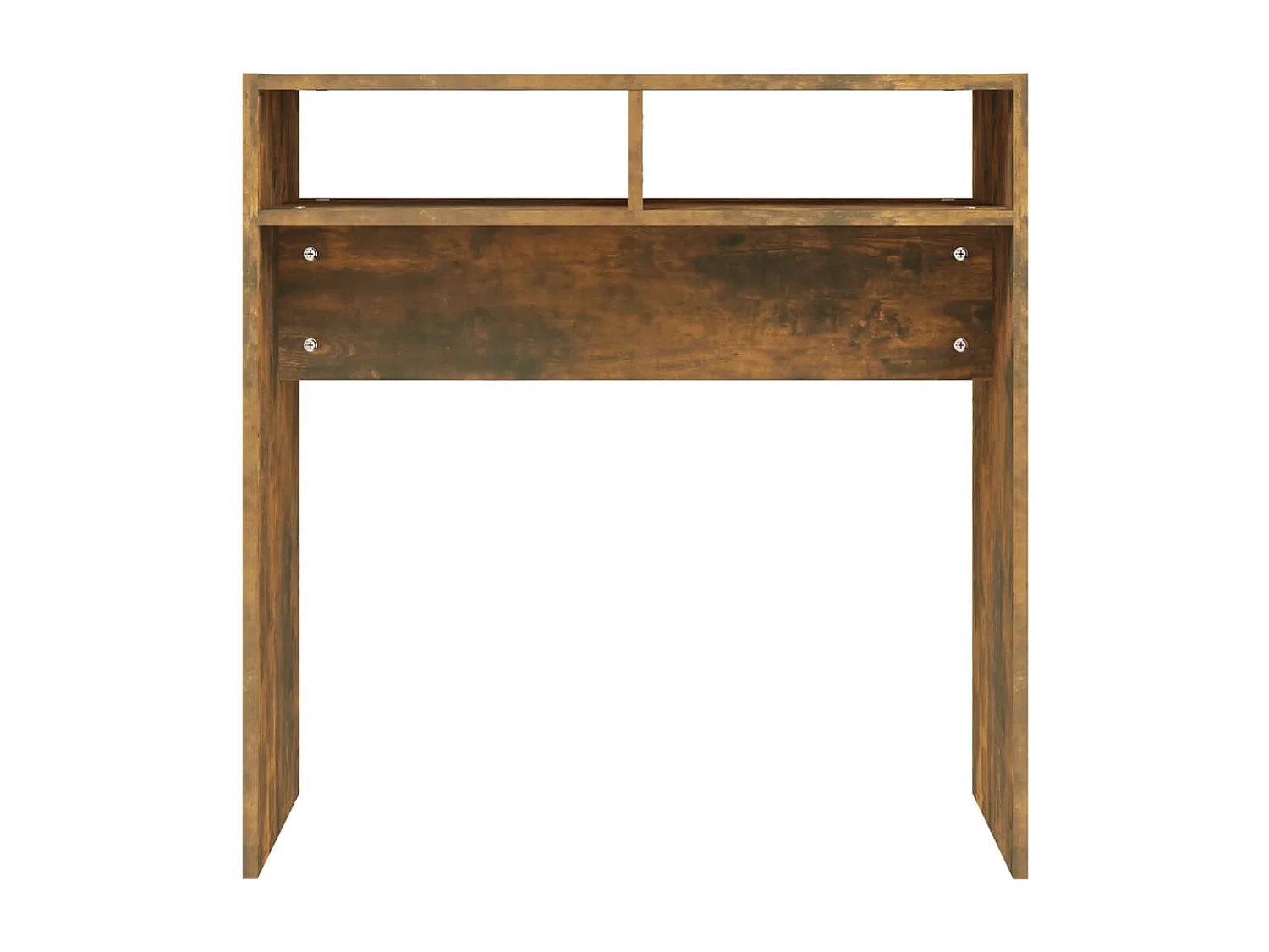 Wandtafel 78x30x80 cm bewerkt hout gerookt eikenkleurig
