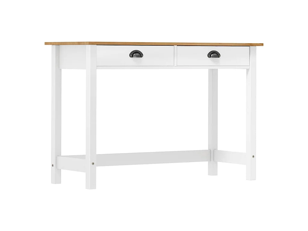 Consolle Hill con 2 Cassetti 110x45x74 cm in Massello di Pino