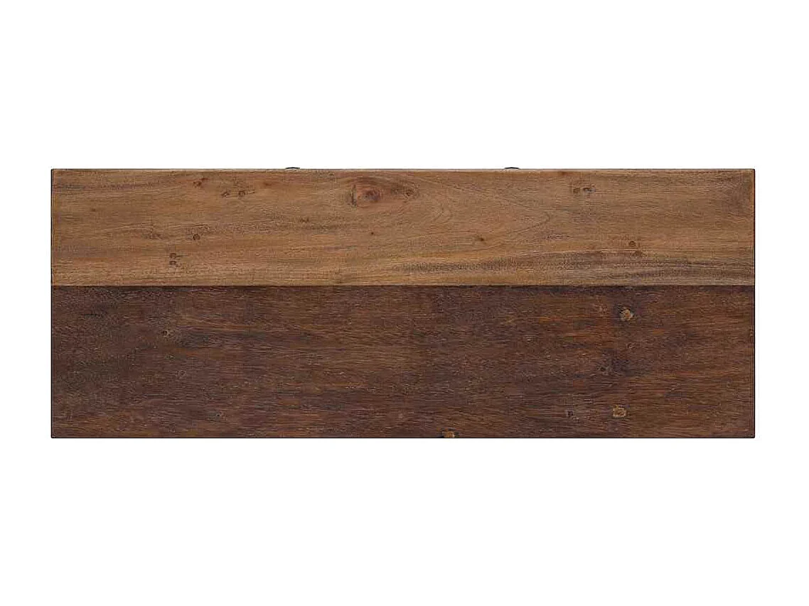 Wandtafel 80x35x80 cm gemengd gerecycled hout