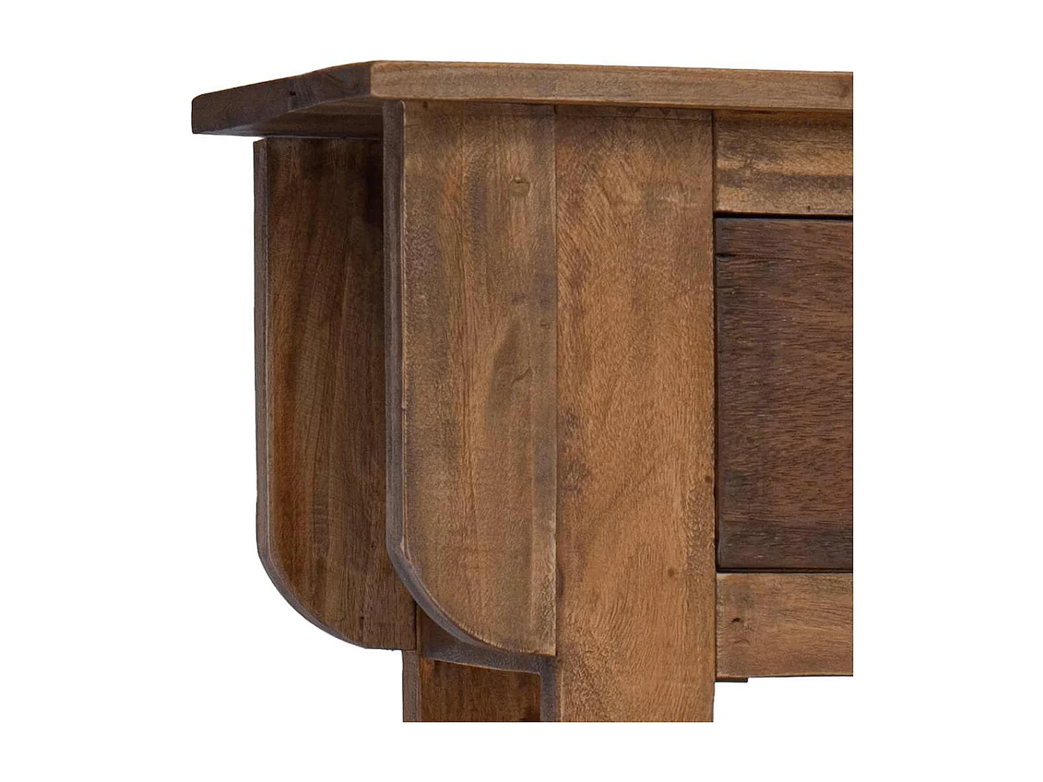 Wandtafel 80x35x80 cm gemengd gerecycled hout