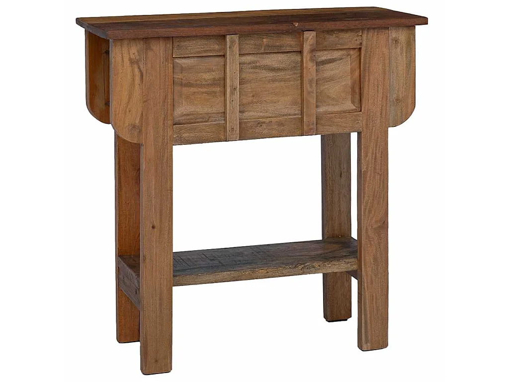 Consolle in Legno di Recupero Misto 80x35x80 cm