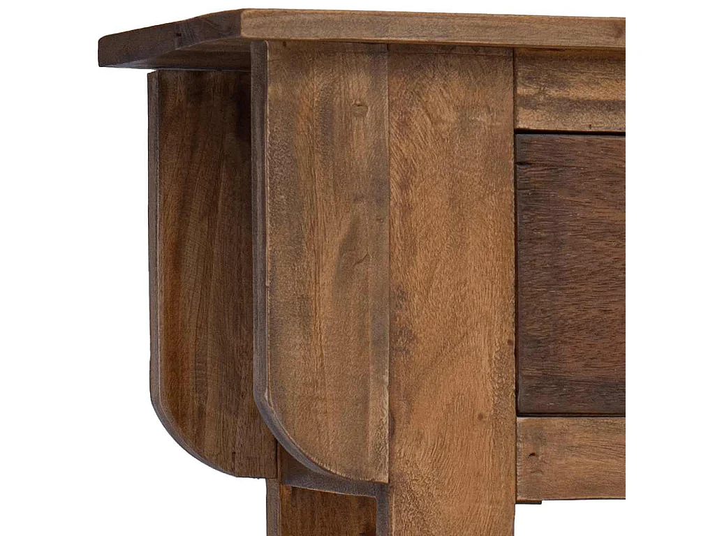 Consolle in Legno di Recupero Misto 80x35x80 cm