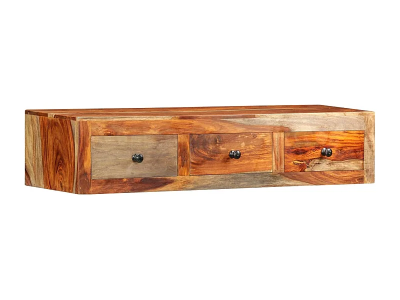 Table console murale 100x25x20 cm Bois massif