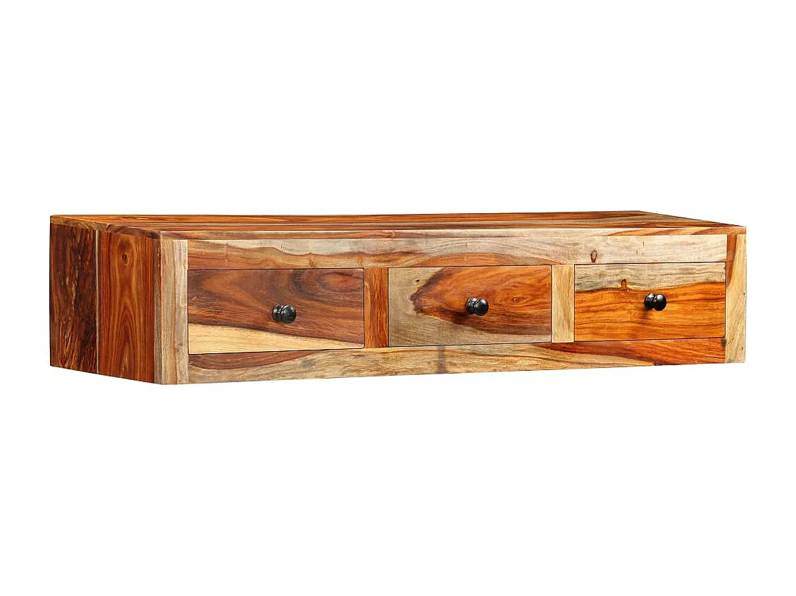 Table console murale 100x25x20 cm Bois massif