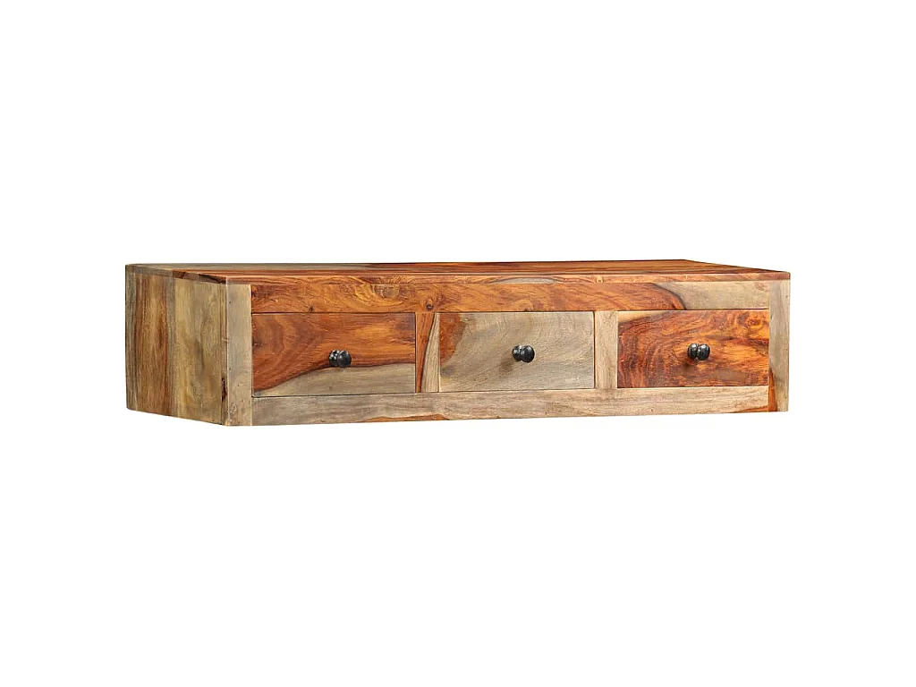 Table console murale 100x25x20 cm Bois massif