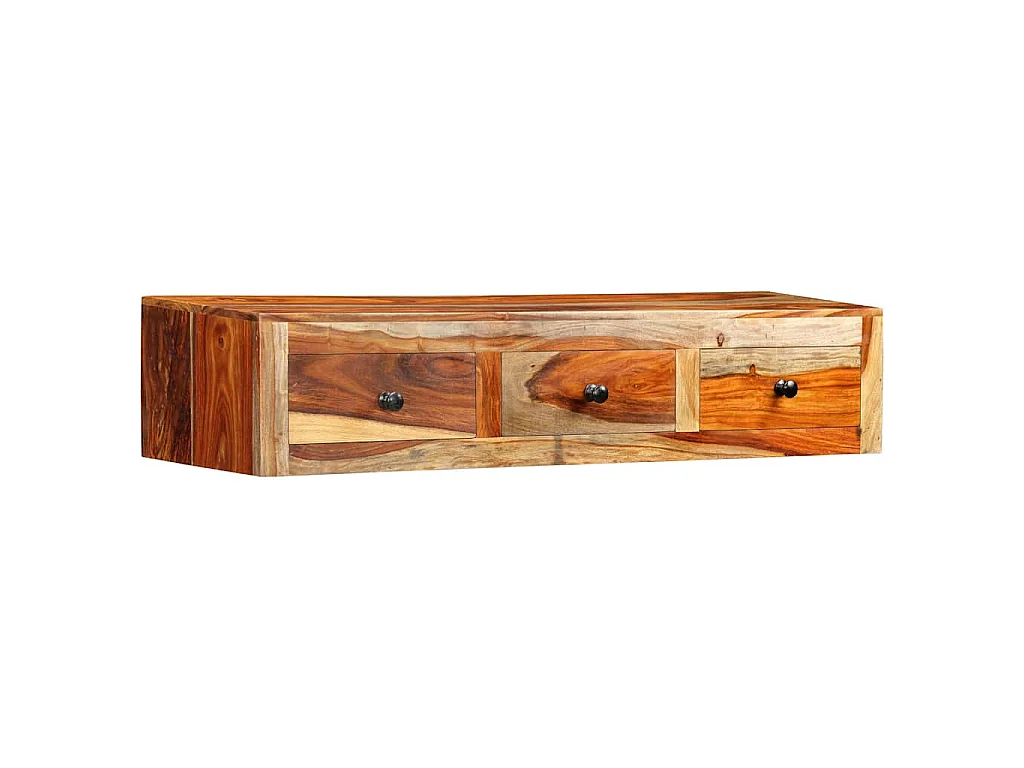 Table console murale 100x25x20 cm Bois massif