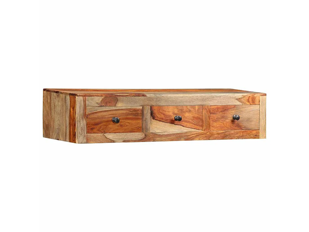 Table console murale 100x25x20 cm Bois massif
