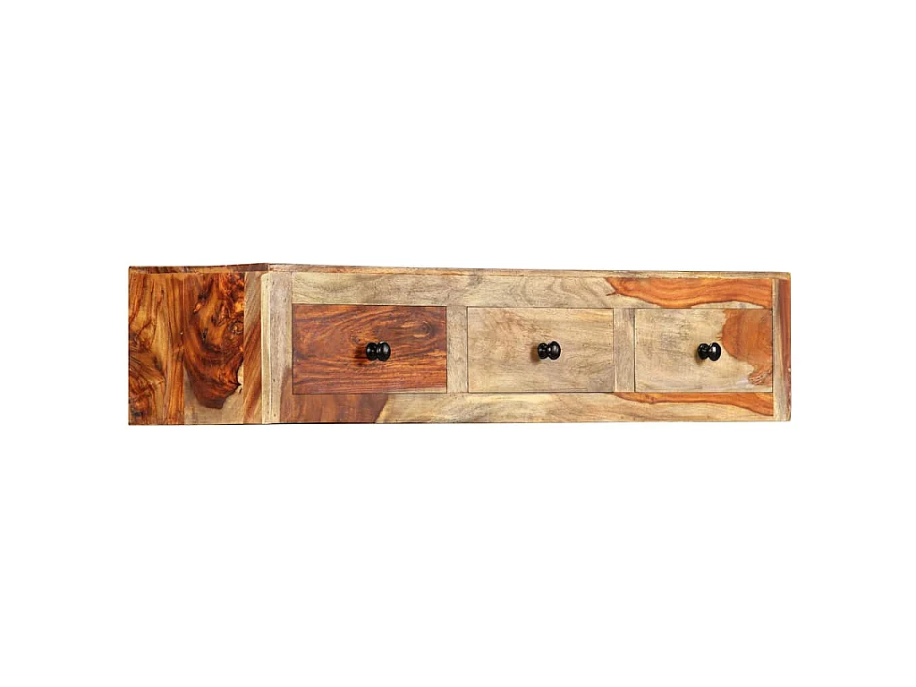 Table console murale 100x25x20 cm Bois massif