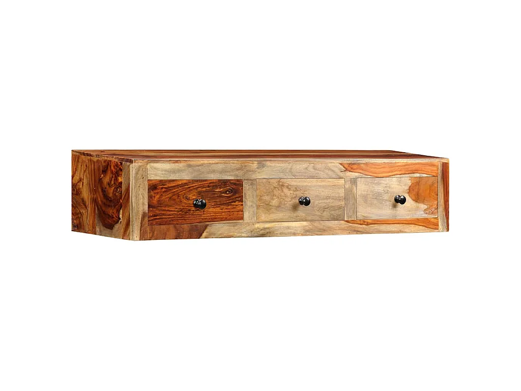 Table console murale 100x25x20 cm Bois massif