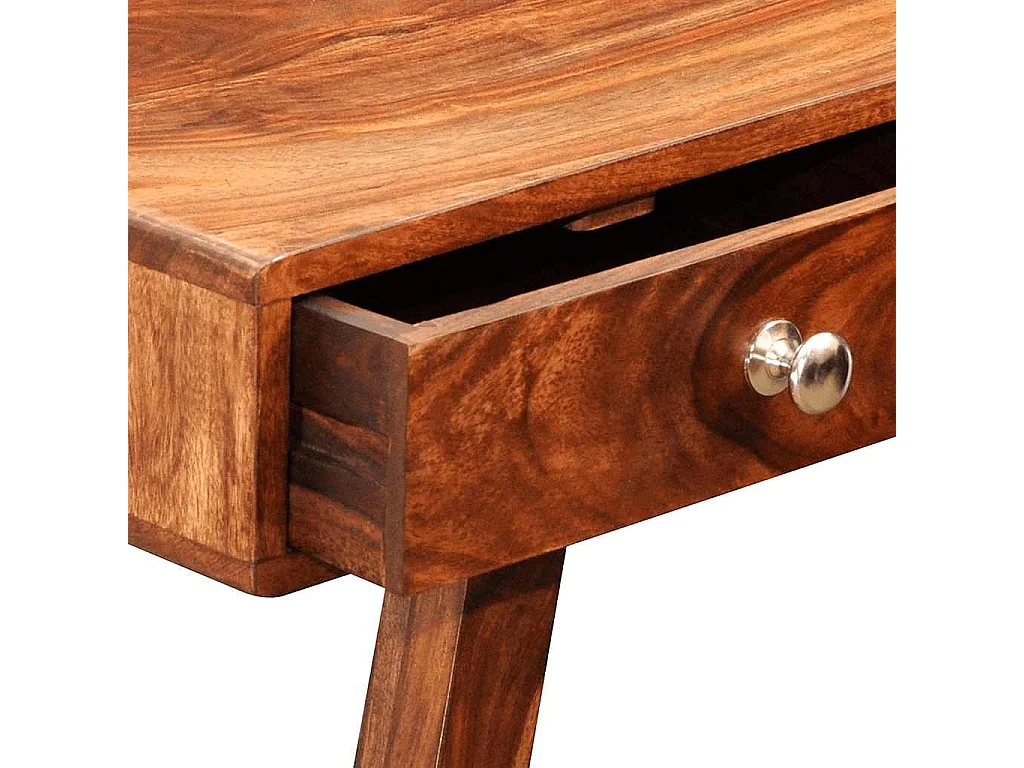 Wandtafel met 3 lades 76 cm massief acaciahout