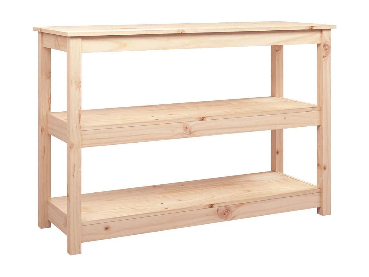 Mesa consola 110x40x74 cm madeira de pinho maciço