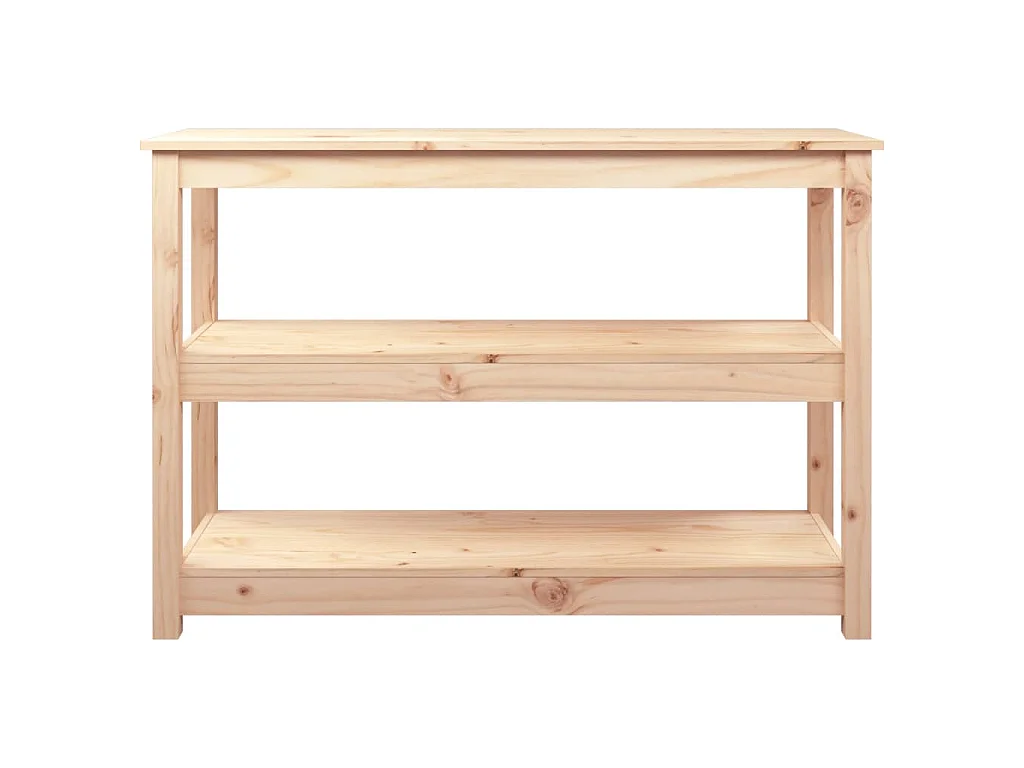 Table console 110x40x74 cm Bois massif de pin