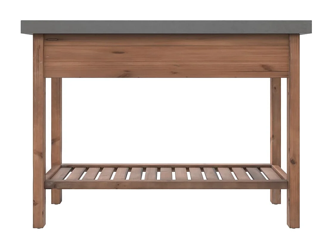 Table console 110x35x80 cm Bois de sapin massif
