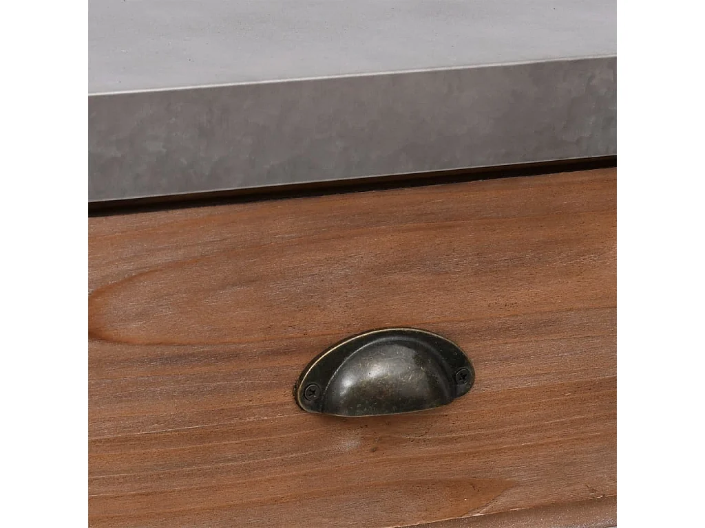 Table console 110x35x80 cm Bois de sapin massif