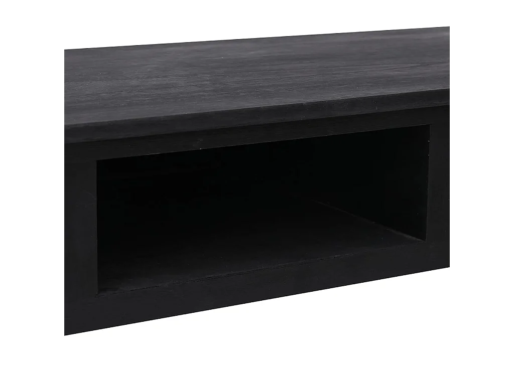 Table console Noir 110x45x76 cm Bois