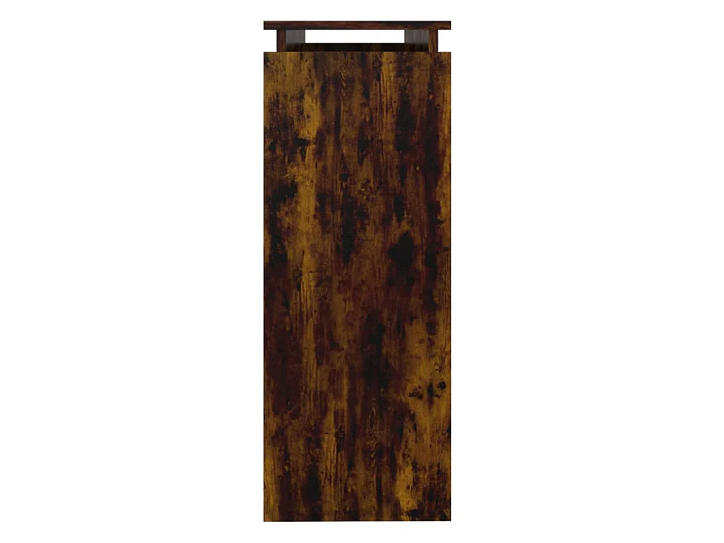 Mesa consola 102x30x80 cm derivados de madeira carvalho fumado
